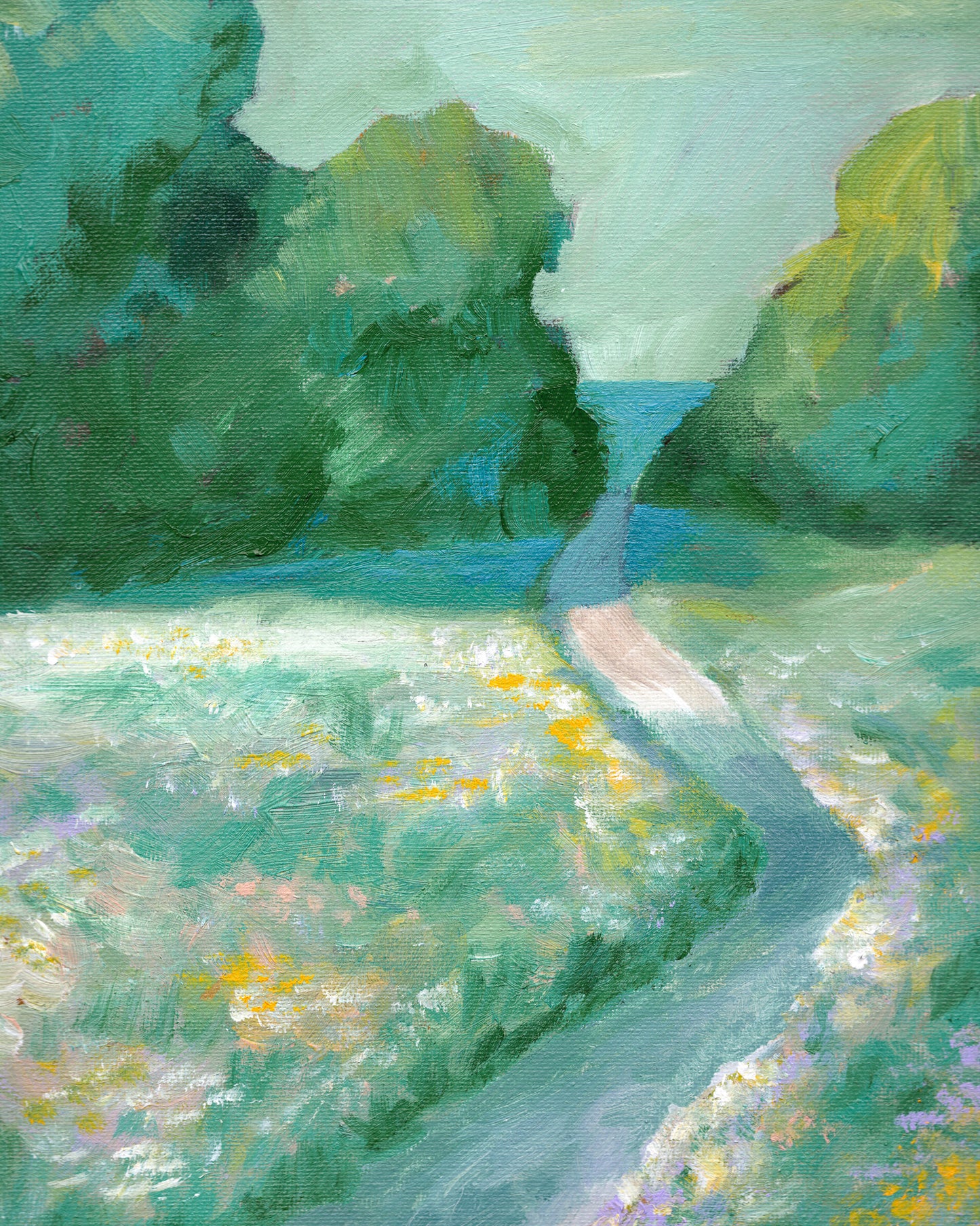 New Retreat Stretched Canvas