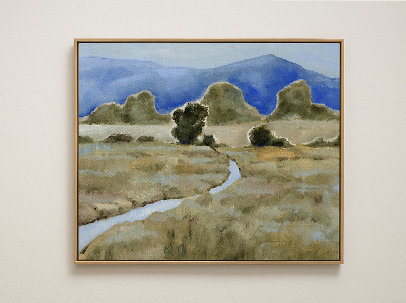 Grassland Sunrise Stretched Canvas
