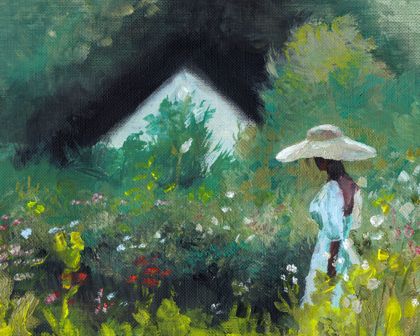Tea Guest Stretched Canvas
